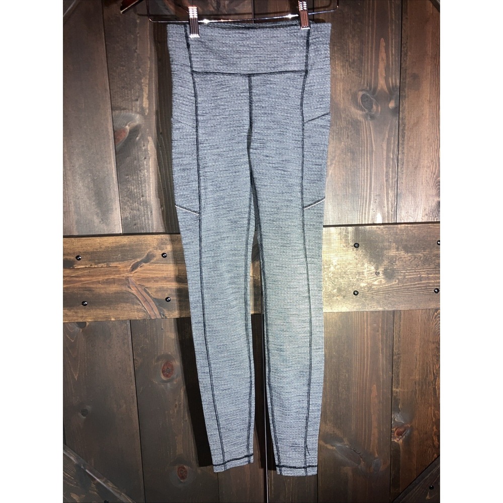 Lululemon Leggings Size 4 Black‎ Speedup Lulu Lemon Gym Workout Running Athletic